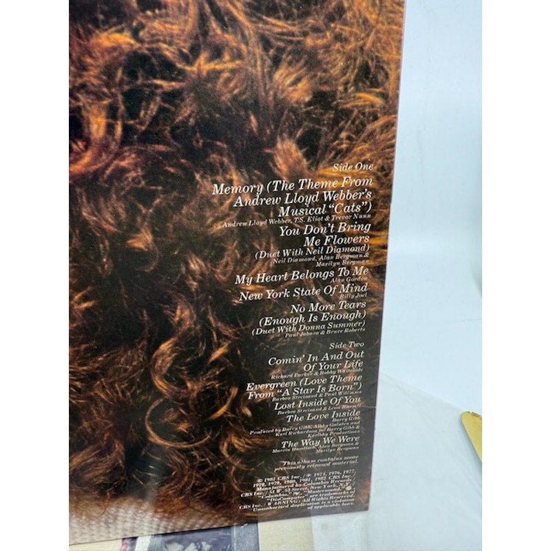 Barbra Streisand - Memories 1981 Vinyl Album Record
