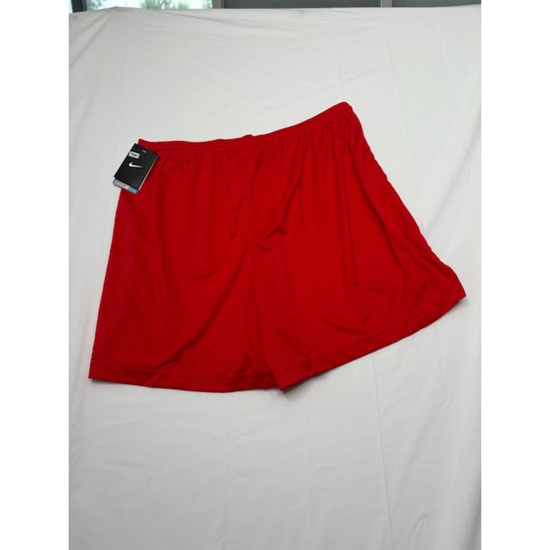 Nike Dri-FIT Athletic Activewear Shorts Elastic Waist Red/White Mens Sz XXL