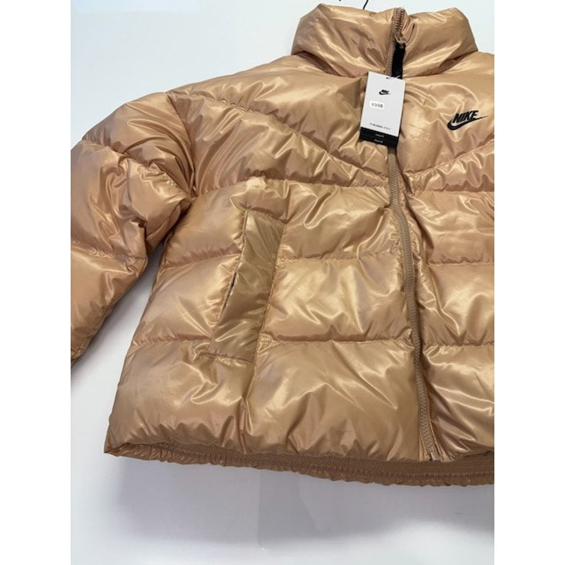 Women's Nike City Series Therma Jacket Tan DH4079-200 Large Gold Tan NEW