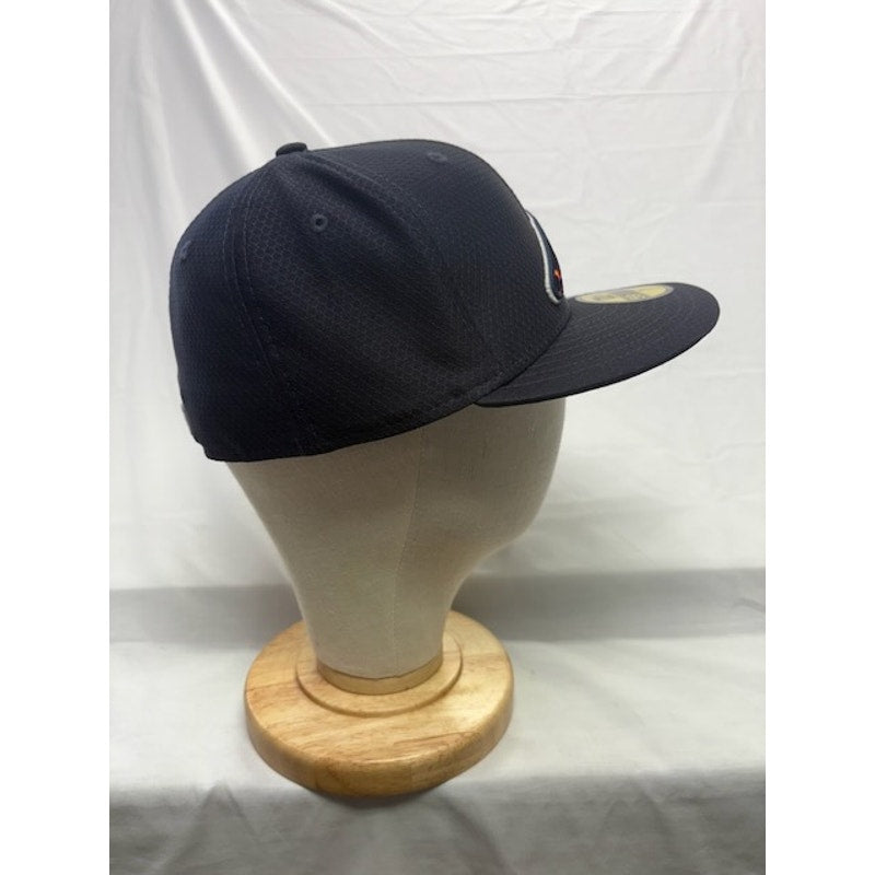 New Era 59FIFTY Atlanta Braves MLB Fitted Hat On-Field Baseball Cap Black Size 7