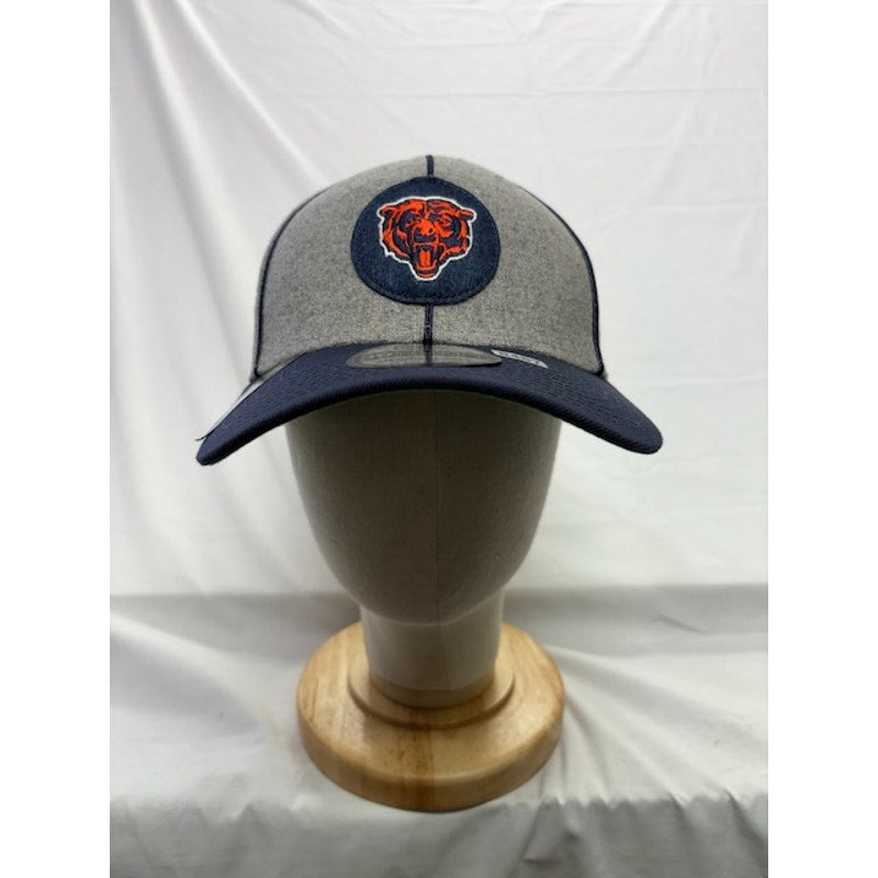 New Era 39THIRTY Chicago Bears 100th NFL Flex Hat Ligh Gray Mens Size M-L