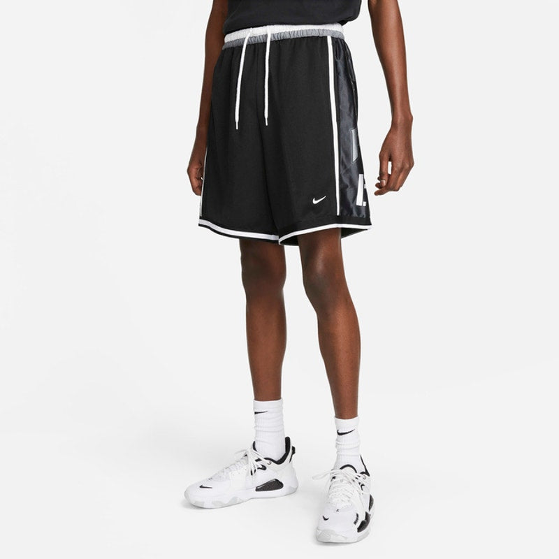 Nike Dri-FIT DNA Basketball Shorts Elastic Waist DX0255-010 Black Mens Sz M