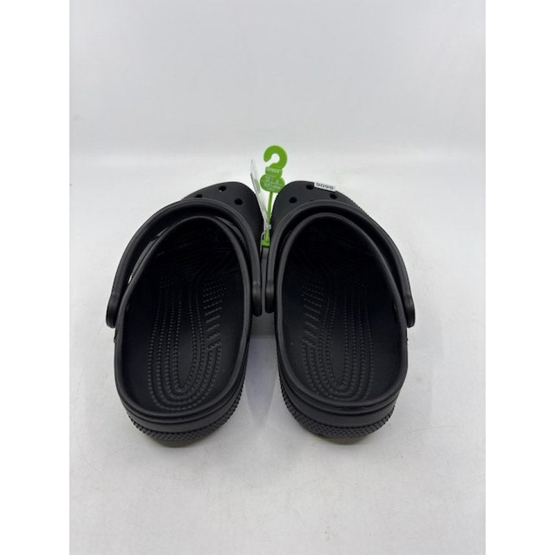 Crocs Classic Clog Sandals Rubber Slip-On Shoes Black Unisex Size M4/W6