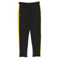 Lacoste Live Soul Train Track Pants Ankle Zip Side Panel Stripe Black Unisex L