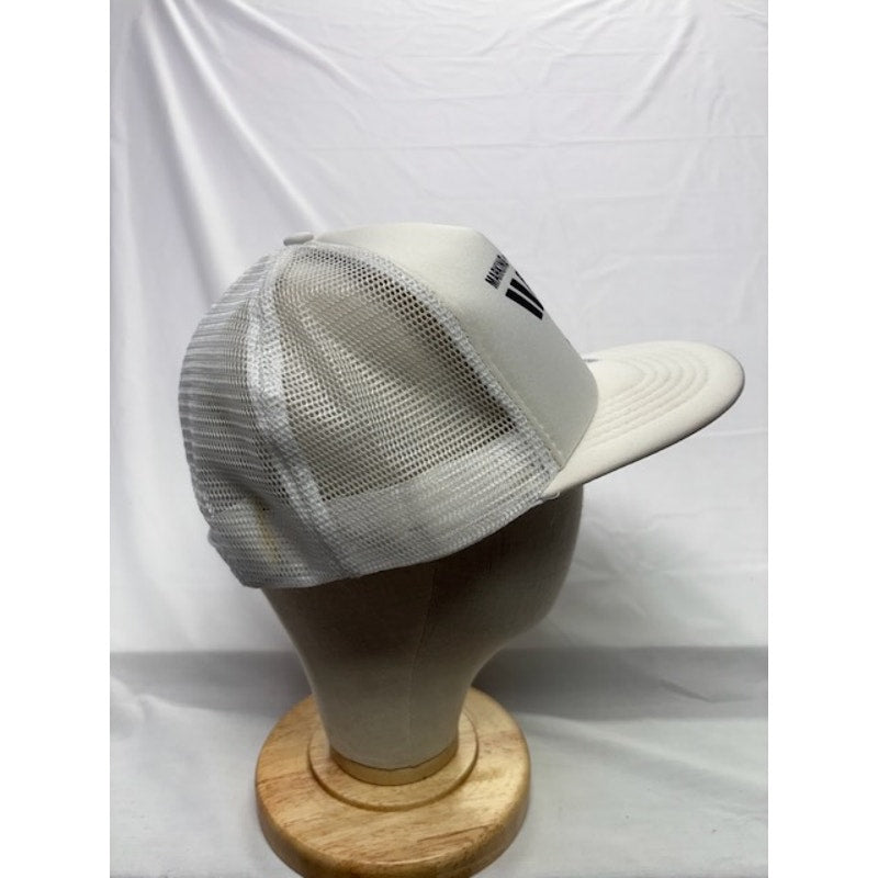 Westmark Diagraph Trucker Hat Snapback Mesh Cap White Unisex Adult OSFA