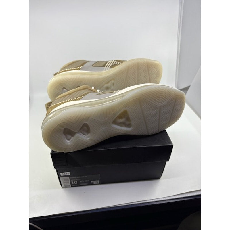 Nike LeBron X JE Icon QS Air Max Shoes  AO2588-200 Beige Tan Mens Size 10