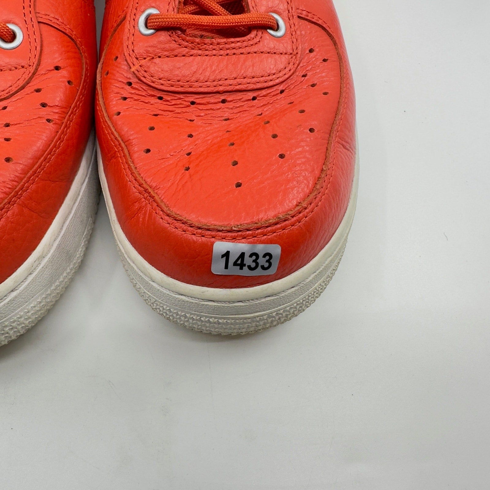 Nike SF Air Force One AF1 Mid Sneaker Shoes 917753-800 Team Orange White Mens 13