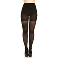 SPANX Star Power Tights Center Stage Diamond Foil Black Womens Size B