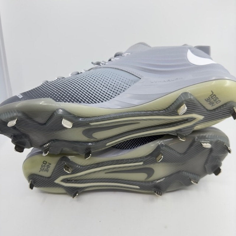 Nike Lunar Vapor Trout Baseball Cleats Lace-Up Sneakers Shoes Gray Mens Size 13