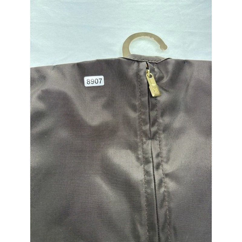 Louis Vuitton Garment Bag Monogram Travel Suit Cover Hanging w/ Hanger Brown