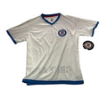 RX Cruz Azul Mexico Official Soccer Fan Jersey V-Neck White/Blue Mens Size L
