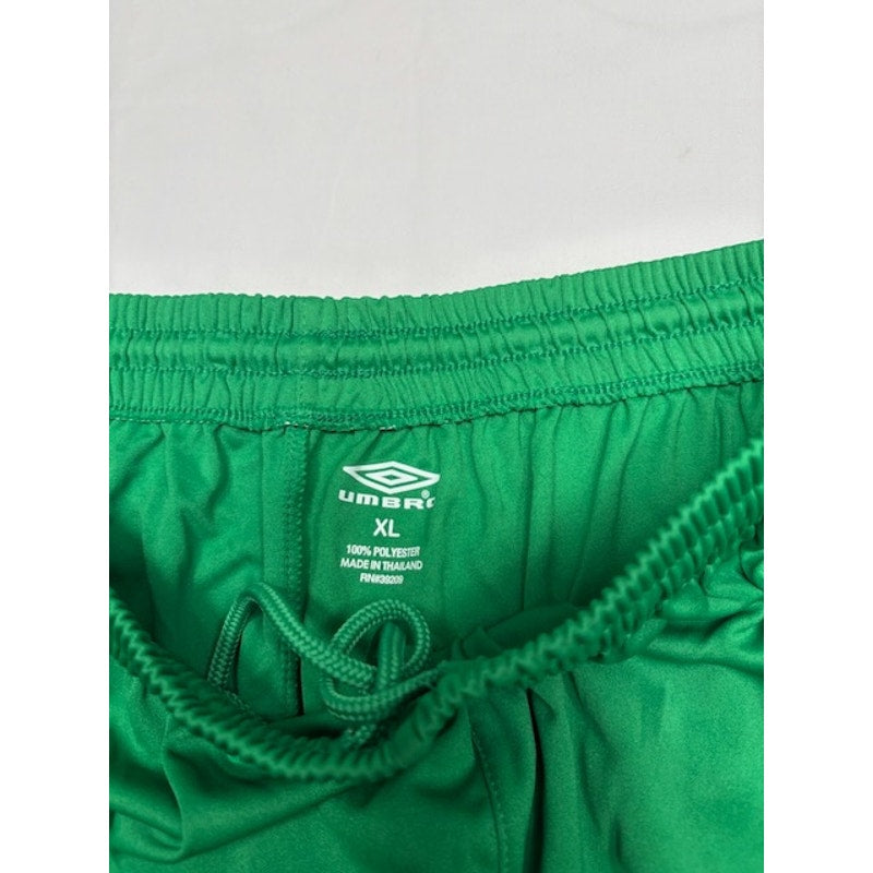 Umbro Mexico Team Soccer Football Shorts Elastic Waist Green Mens Size XL