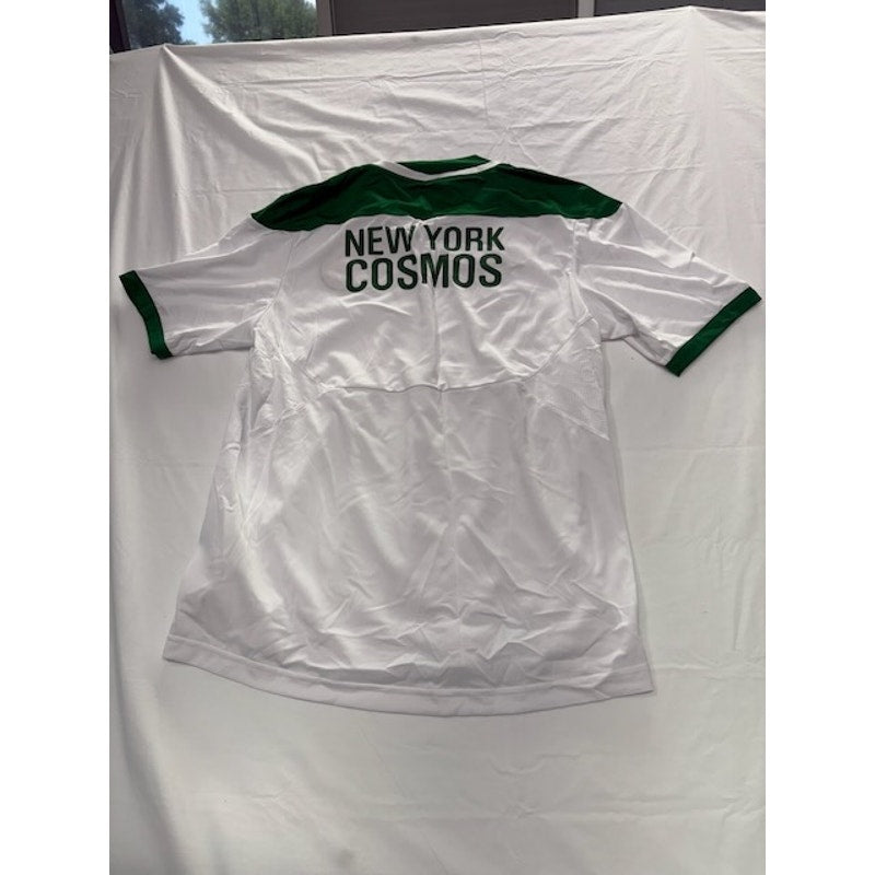 Umbro 2011-12 New York Cosmos Soccer Jersey Shirt White/Green Mens Size L