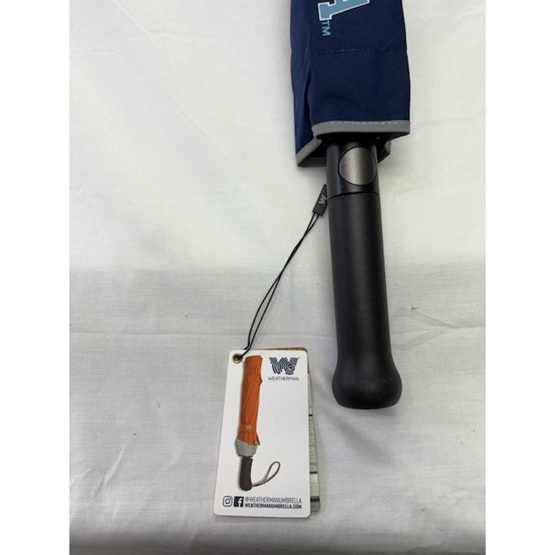 WeatherMan UNC North Carolina Tar Heels Golf Umbrella NCAA Blue 68" Large