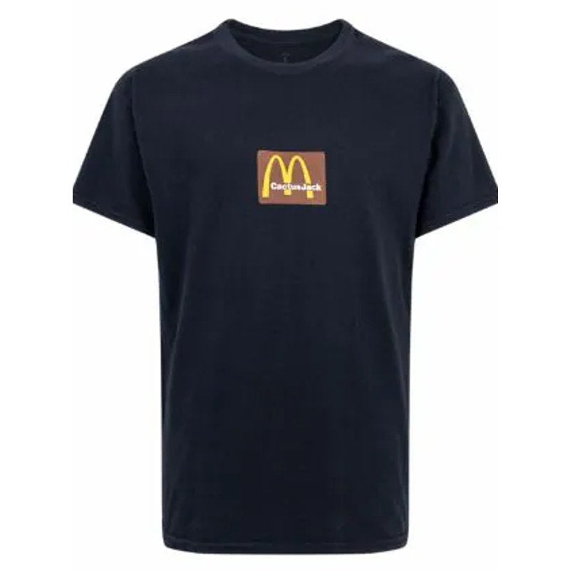 Travis Scott x McDonald's Sesame Inv T-Shirt Short Sleeve Graphic Black Size S