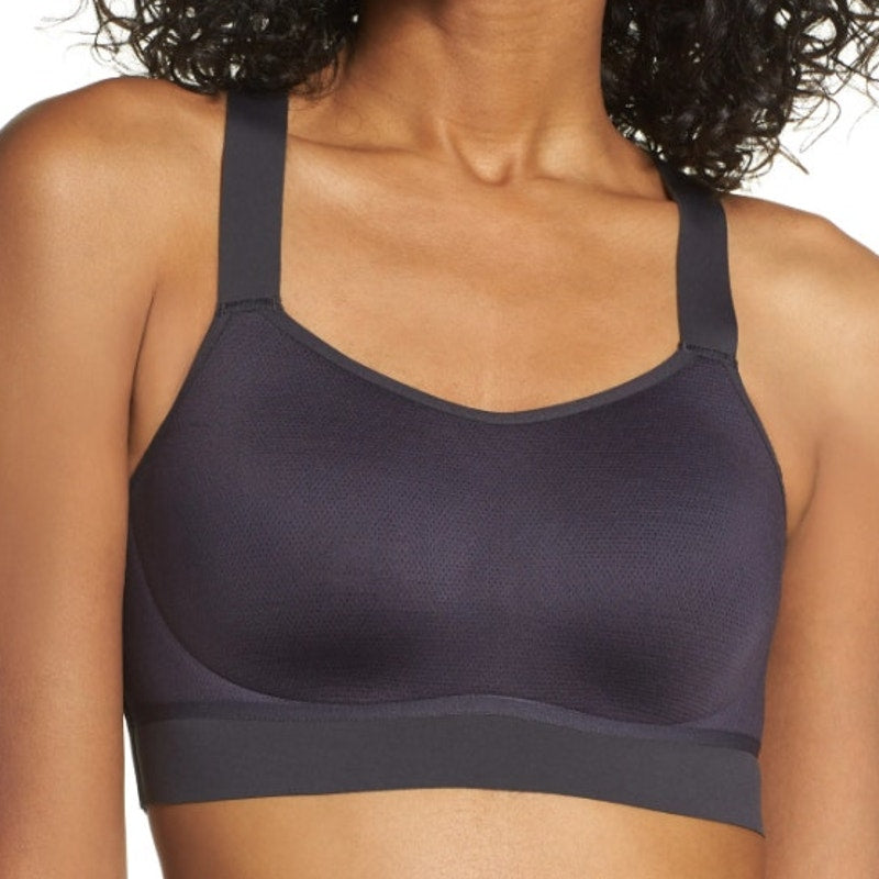 Nike Breathe Tech Pack Training Sports Bra Scoop Neck X-Back Black Womens Size M