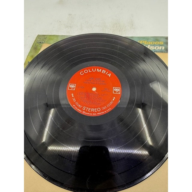 SIGNED John Davidson – Goin' Places Vinyl Album Record