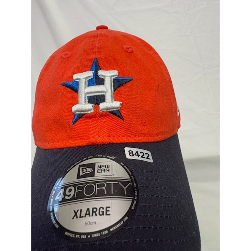 New Era Houston Astros Baseball Cap 49FORTY Fitted MLB Hat Red Mens Size XL