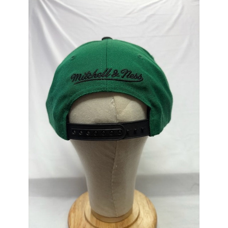 Mitchell & Ness Boston Celtics Snapback Hat NBA Hardwood Green Adult OS