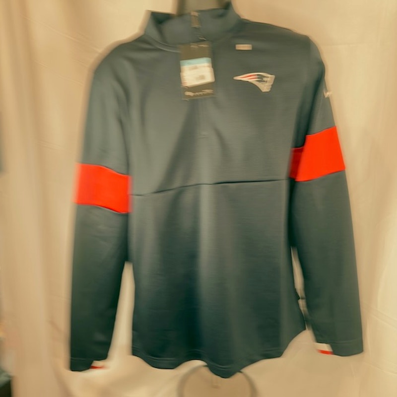 Nike Dr-Fit NFL New England Patriots Sideline Performance Jacket Navy Mens M