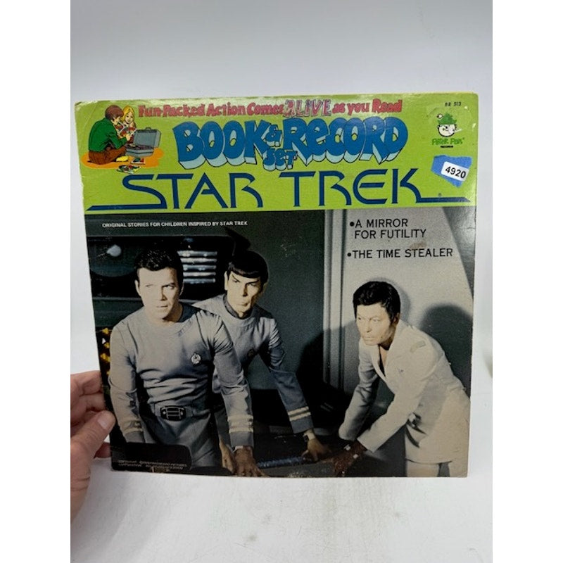 Star Trek Book and Record Set - A Mirror For Futility / The Time Stealer Vinyl