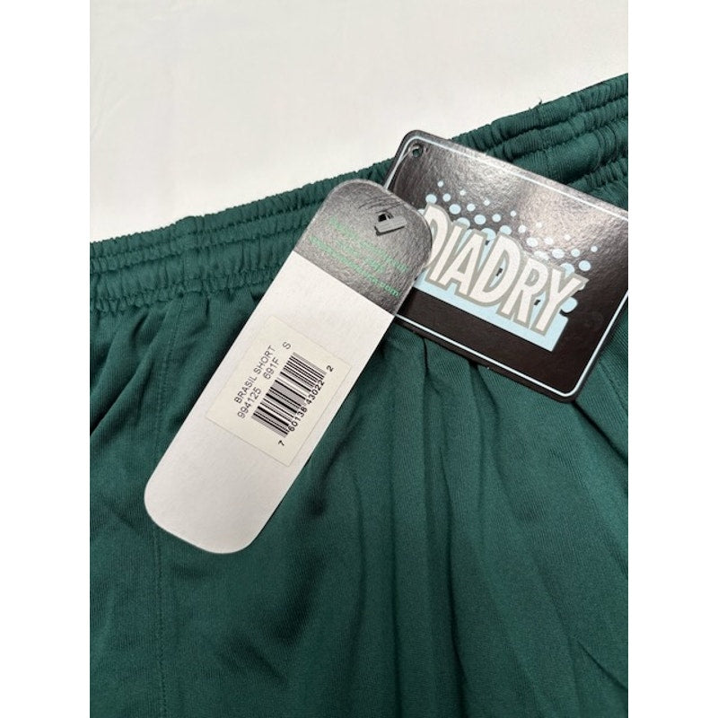 Diadora Diadry Brasil Shorts Elastic Waist Pull-On Green/White Mens Size S