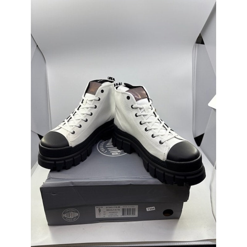 Palladium Revolt Hi TX Ankle Boot 97242-116-M Start White Womens Size 9