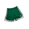 Adidas Football Shorts Clima365 3 Stripes Elastic Waist Green/White Womens Sz XL