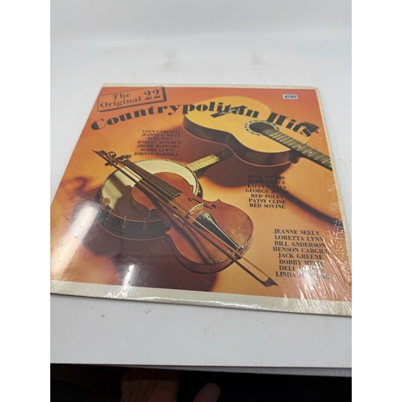 Countrypolitan Hits (22 Solid Gold Hits Original Performances) Vinyl Record