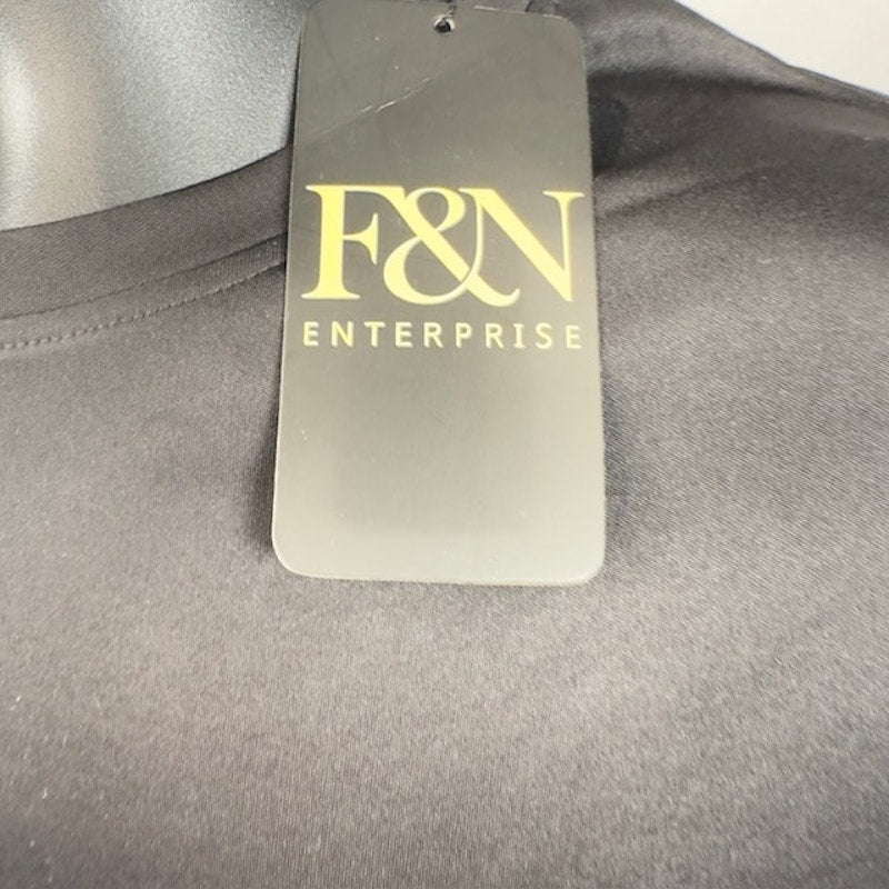 F&N Enterprise Athletic Shirt Long Sleeve Crew Neck Quick Dry Gray Mens Size S