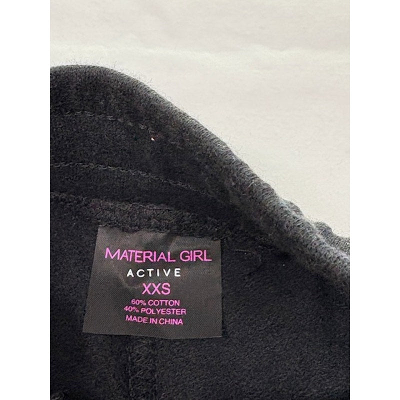 Material Girl Active Jogger Pants Tie Dye Stripe Sweatpants Black Womens XXS
