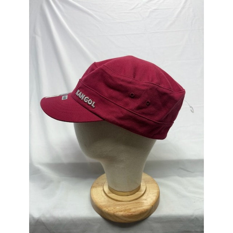 Kangol Cotton Twill Army Cap Embroidered Logo Cardinal Unisex Adult OSFM