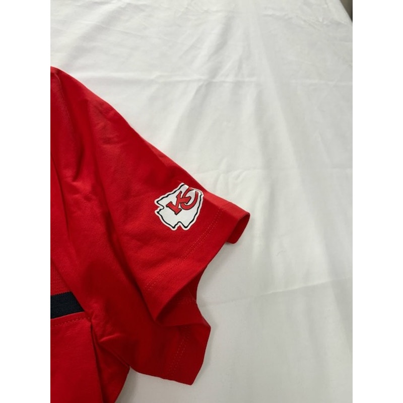 Tommy Hilfiger NFL Chiefs T-Shirt Tino Logo Short Sleeve Red Mens Size L