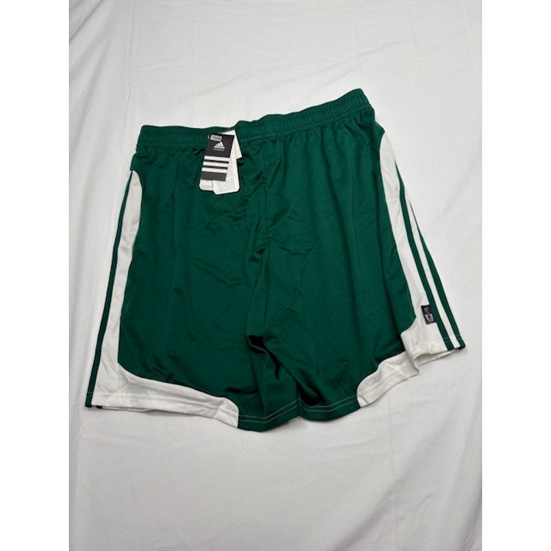 adidas Toque Sports Shorts Elastic Waist Pull-On Forrest/White Mens Size 2XL