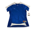 Nike FIT Dry US Game Soccer Jersey Short Sleeve Royal Blue Womens Size L