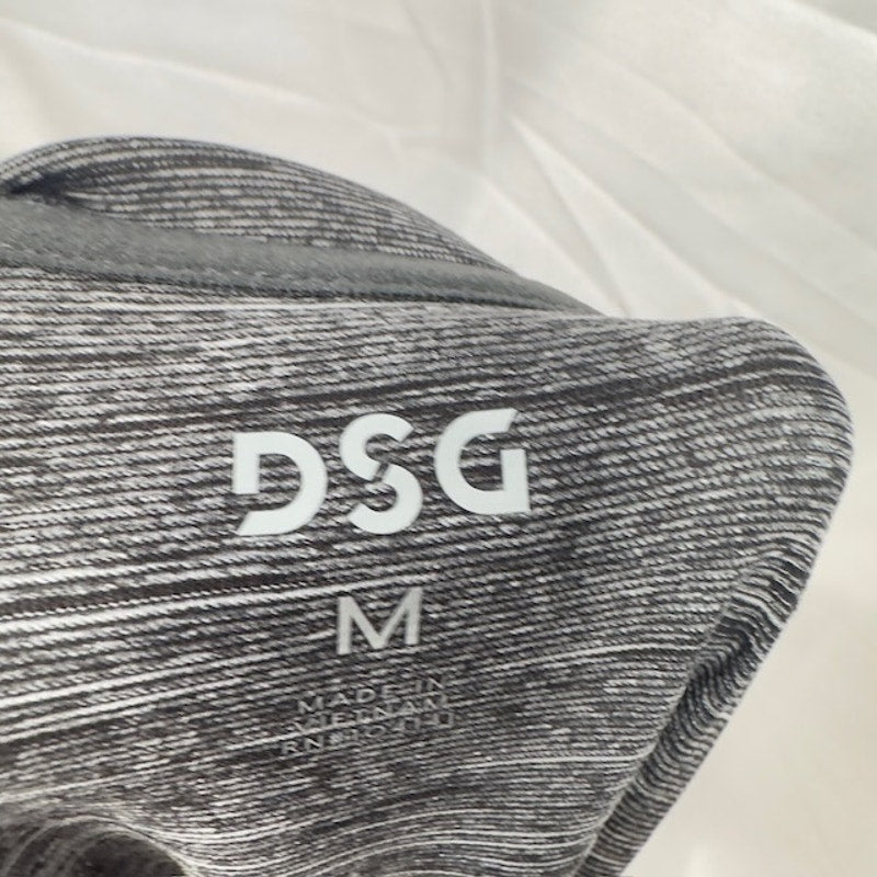 DSG Static Texture Performance Tee Short Sleeve Pure Black/Pure White Mens M