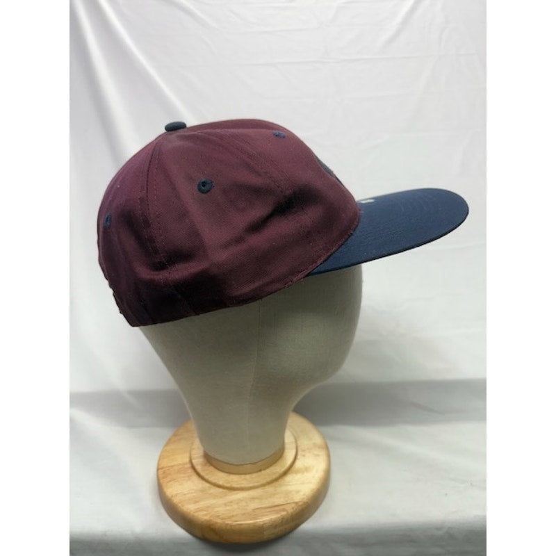 Sportsman NAPA Auto Parts Snapback Hat Cotton Cap Burgundy Navy Adult OSFA