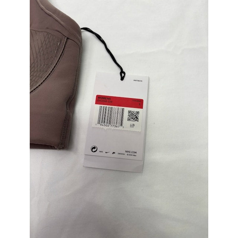 Nike Dri-FIT City Ready Light-Support Non-Padded Sports Bra Brown Size L