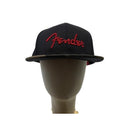 Fender Snapback Hat Flat Brim Guitar Logo Cap Adjustable Black Camo One Size