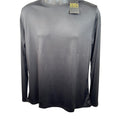 F&N Enterprise Athletic Shirt Long Sleeve Crew Neck Quick Dry Gray Mens Size S