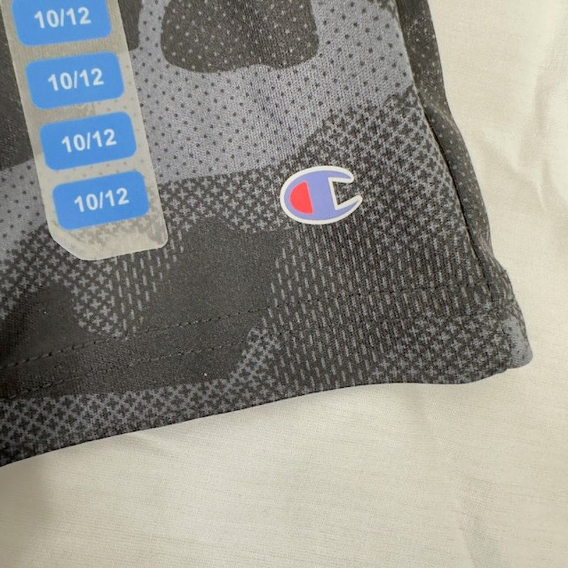 Champion Limo Sweat Shorts Pull On Pockets Camouflage Black Boys 10/12