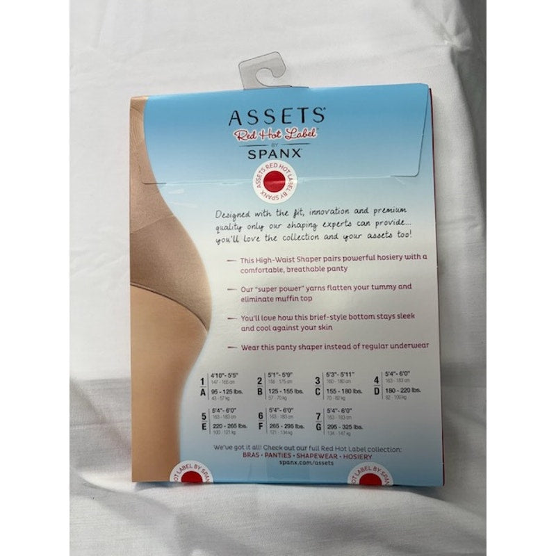 ASSETS Red Hot Label by Spanx Super Control High-Waist Pantie Black Size 6