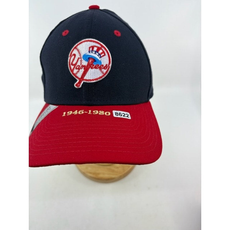 New Era NY Yankees 1946-1980 Hat Cap 39Thirty MLB Blue/Red Mens Size M/L