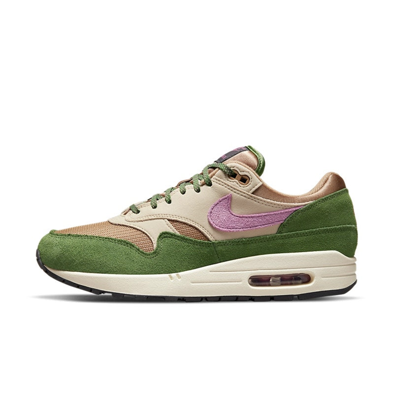 Nike Air Max 1 NH Treeline Shoes DR9773-300 Green Tan Purple Womens Size 6