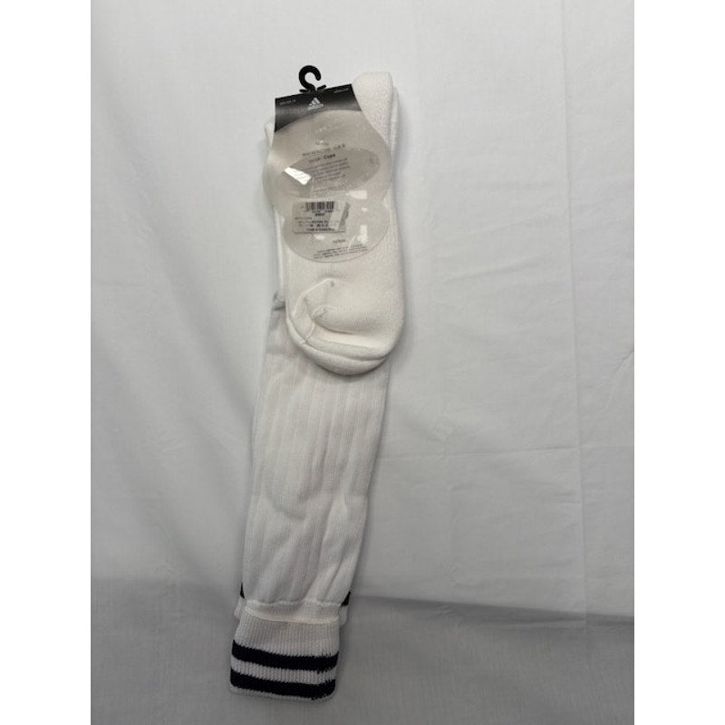 Adidas Copa Edge Soccer Socks Knee High White/Black Mens Shoe Size 6-12