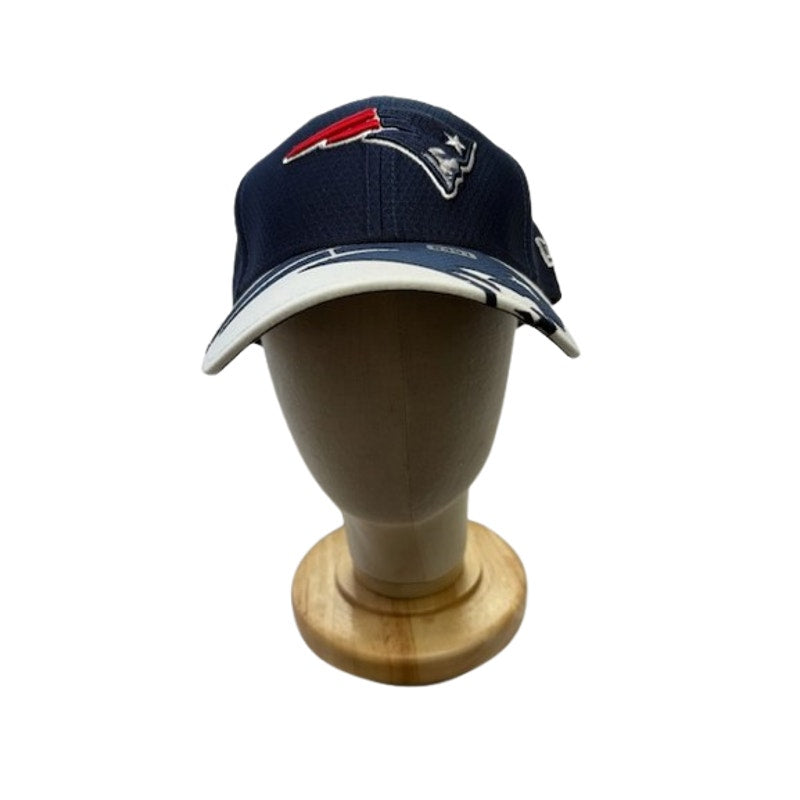New Era 39THIRTY New England Patriots Flex Fit Hat Navy Blue Mens Size L-XL