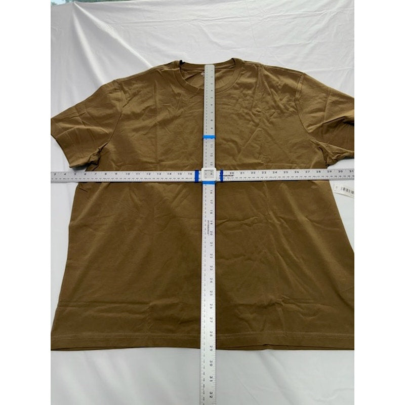 Goodthreads Short Sleeve T-Shirt Crew Neck Pullover Brown Mens Size XXL