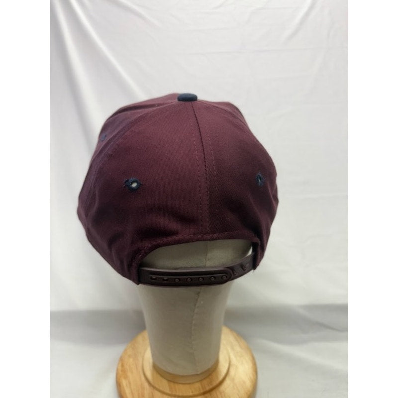 Sportsman NAPA Auto Parts Snapback Hat Cotton Cap Burgundy Navy Adult OSFA
