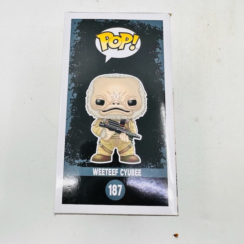 Funko Pop Movies Star Wars: Rogue One - Weeteef Cyubee Bobble Head #187