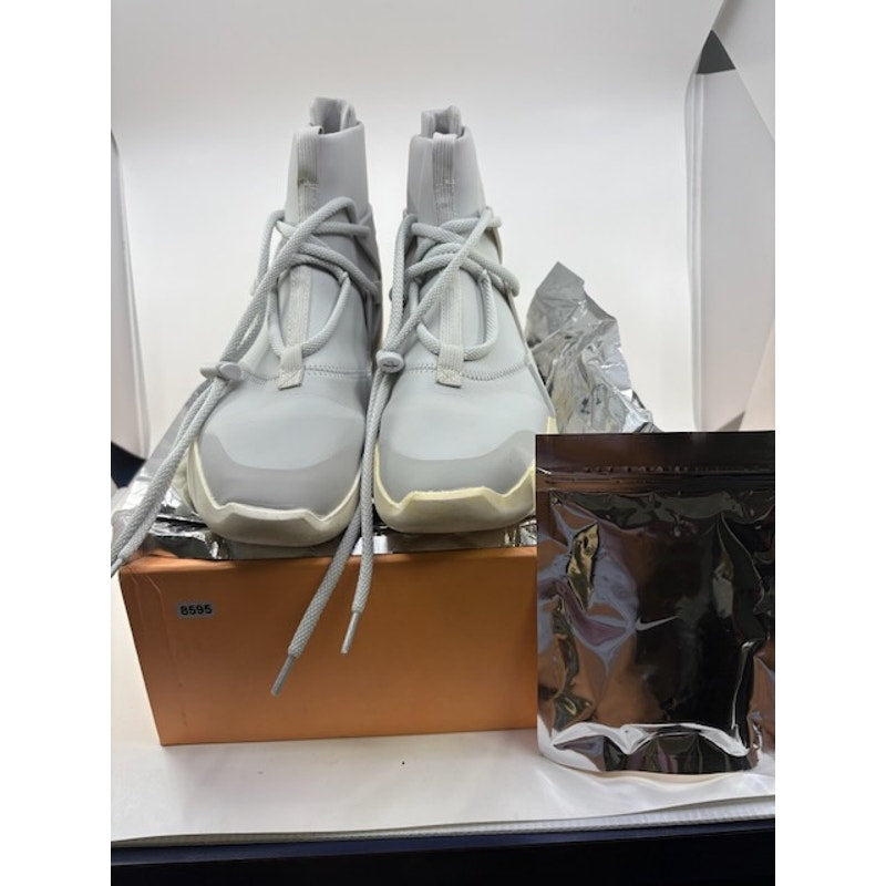 Nike Air Fear Of God 1 High Top Sneaker Shoes AR4237-002 Light Bone Mens Size 11